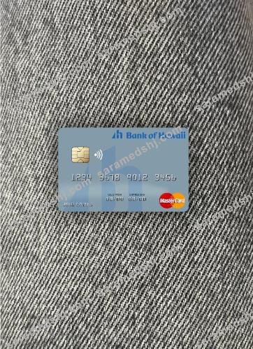 Samoa Bank of Hawaii mastercard photolook front